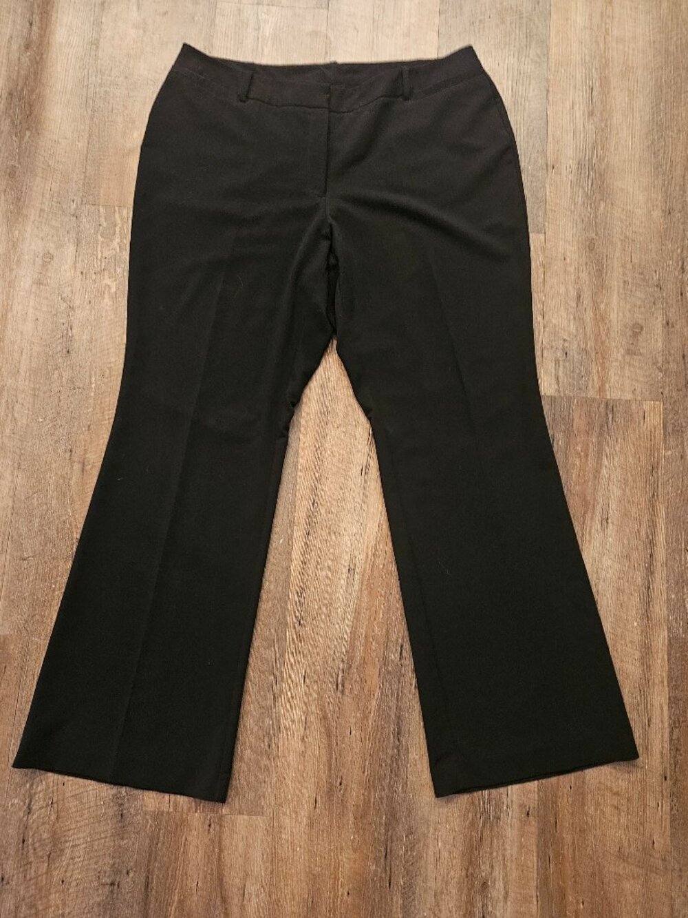 Worthington Black Dress Pants Women's Size 16 Bootcut Career Office Slacks